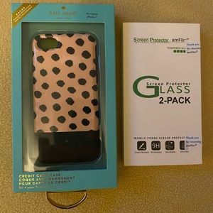 iPhone 7 Kate Spade phone case w/ credit card slot